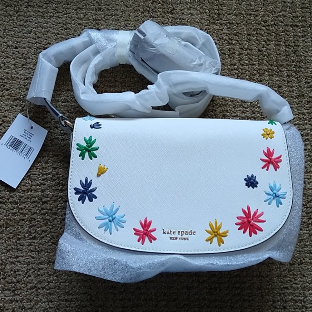 Kate Spade Flap Crossbody Reiley Raffia